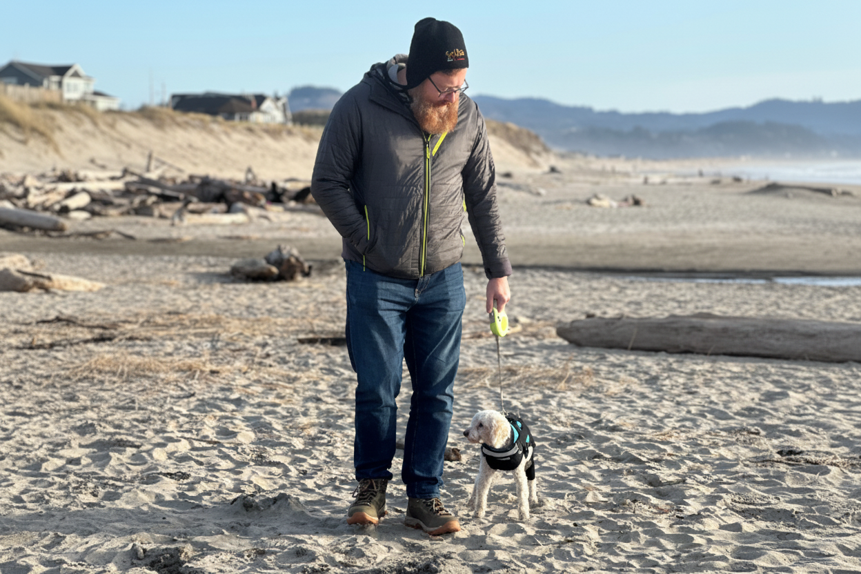 Sharpened beach photo